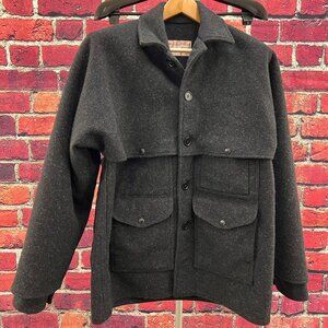 Filson Double Mackinaw Cruiser Charcoal Gray , Size 40 Medium Made in USA